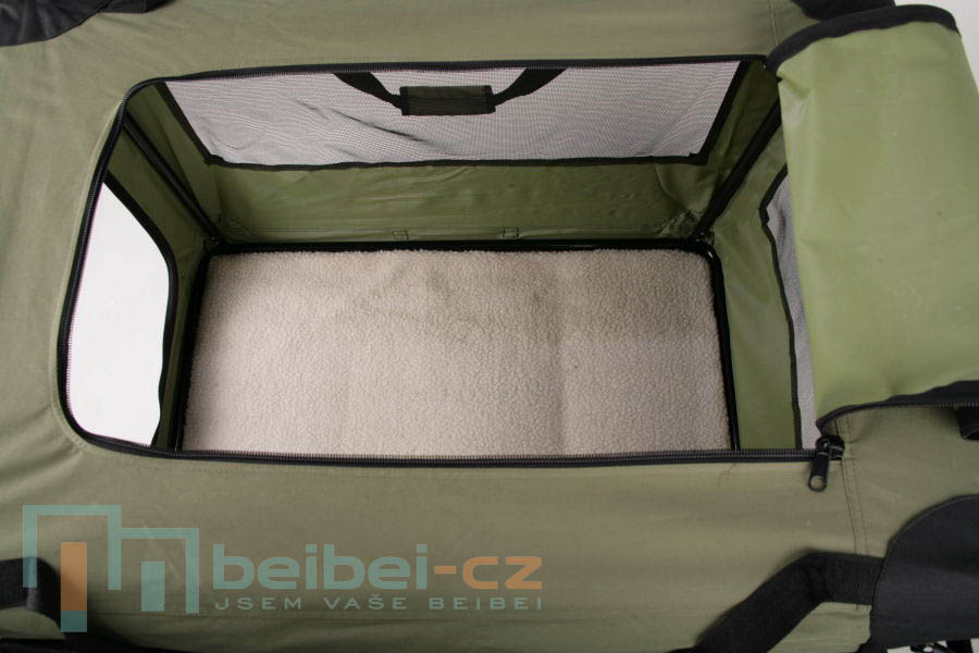 Klec pro psa, přepravní klec, látková přepravka, Velikost 102  