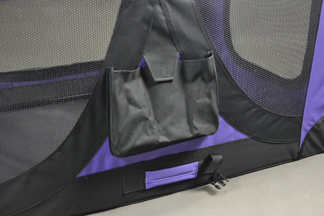 Klec pro psa, přepravní klec, látková přepravka, 3XL fialová  