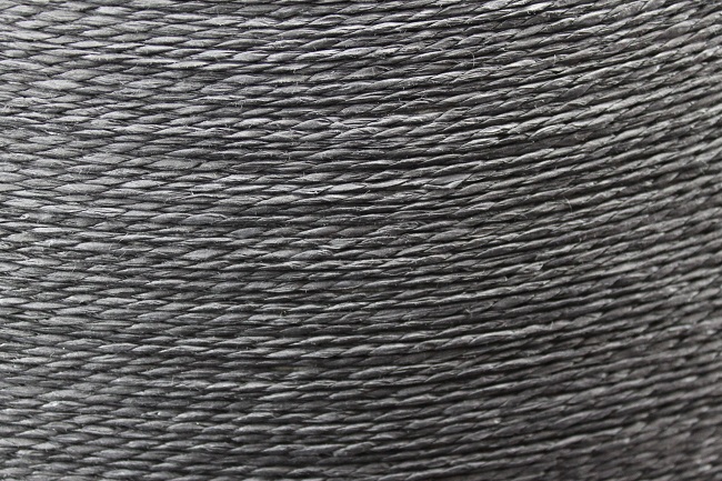 Dekolt, stojánek, stojan na šperky provázkový 28cm černý  