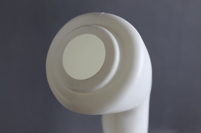 Dámská aranžérská noha bílá se stojánkem  