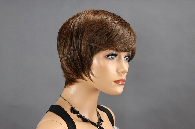 Elementrix Dámská paruka krátká, hnědá 412-230