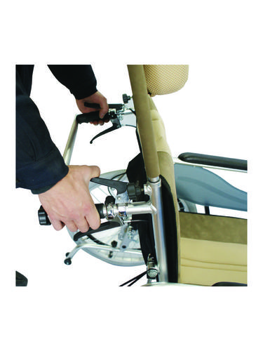 Invalidní vozík polohovací Timago STABLE (ALH008) 42cm, barva hnědo-béžová, nosnost 100kg