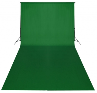 Fotografické green screen pozadí samet 3x4m zelené