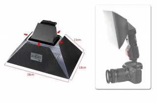 Difuzér pro systémový blesk 280 x 180mm