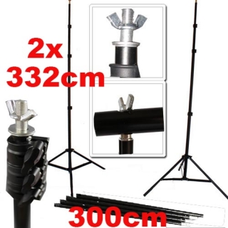 Konstrukce pro fotografické pozadí 3.32x3,0m
