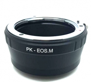 Pentax PK-EOS(M) pro Canon EOS(M) a objektiv Pentax