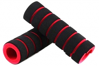 Grip, rukojeť pěnová na řidítka 22mm červená