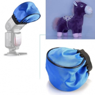 Difuzér pro systémový blesk, softbox modrý
