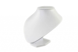 Dekolt na šperky výška 18cm bílý slonová kost