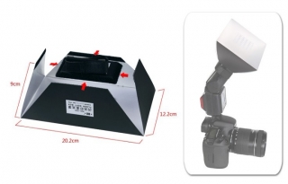 Difuzér pro systémový blesk 122 x 202mm